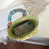 'Sonnet' Woven Ribbon Handbag - Celes Fashion